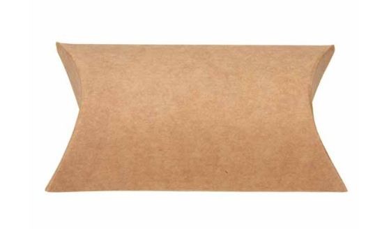 Kissenschachtel Kraftpapier 51x19x76mm - 25 Stk