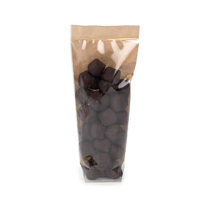 Blockbodenbeutel Kraftpapier Bopp 51x44x216mm - 100 Stk