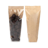 Blockbodenbeutel Kraftpapier Bopp 51x44x216mm - 100 Stk