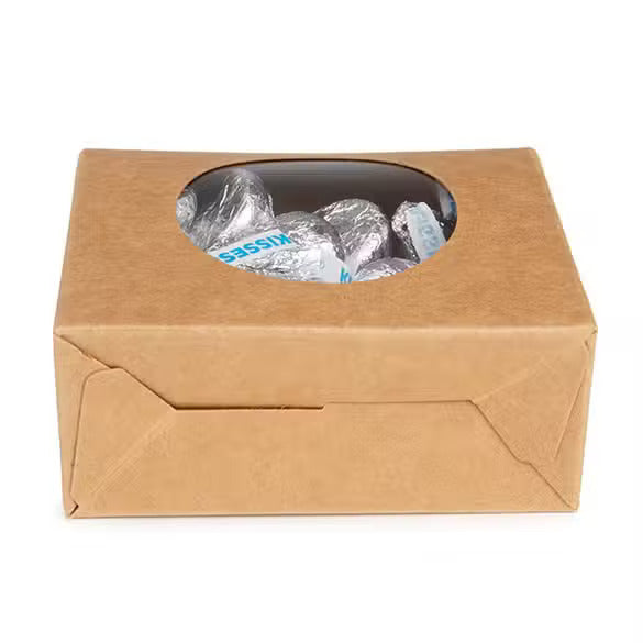 Pappschachteln mit rundem Fenster 89x38x102 mm - 25 Stk