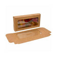 Kraft Gift Boxes with Window 70x21x138mm 