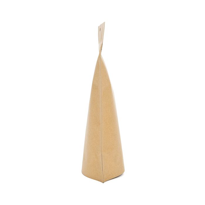Standbodenbeutel Kraftpapier | 312 Gramm | mit Aufhängeloch | 14,9x8,9x23,2 cm- 100 Stk