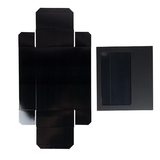 Zweiteilige Papierschachtel Schwarz 21x12,7x5,7cm - 25 Stück