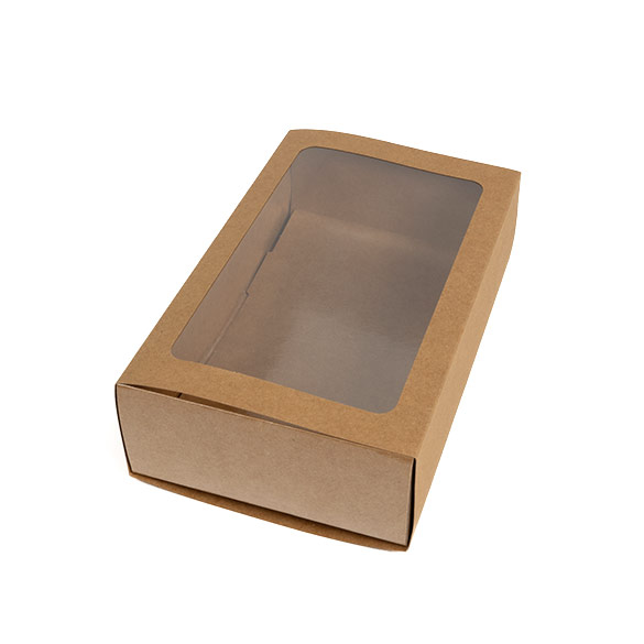 Kraft Papierschachtel 21x12,7x5,7cm - 25 Stück