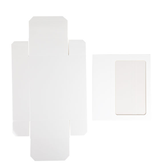Weiße Papierschachtel 21x12,7x5,7cm - 25 Stück