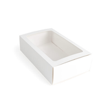 Weiße Papierschachtel 21x12,7x5,7cm - 25 Stück