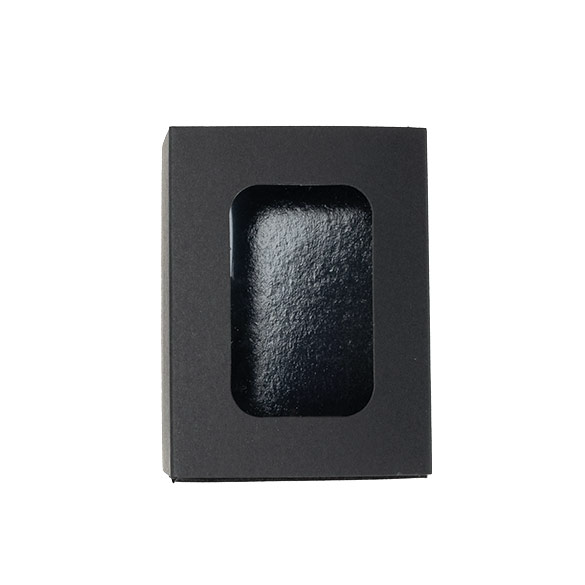 Zweiteilige Papierschachtel Schwarz 9,5x6,4x5,7cm - 25 Stück