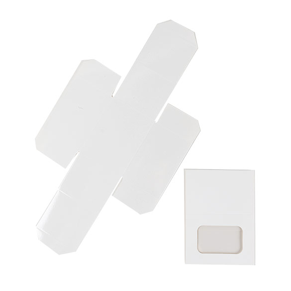 Weiße Papierschachtel 9,5x6,4x5,7cm - 25 Stück
