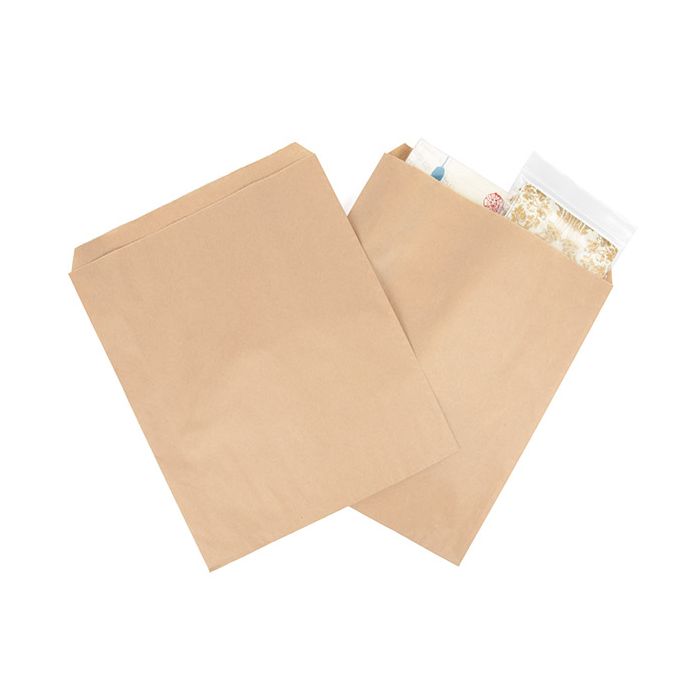 Papierbeutel Braun 251x314mm - 100 Stk