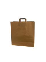 Eco Paper Shopping Bags Brown 450+170x480mm 