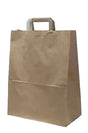 Eco Paper Shopping Bags Brown 320+170x450mm 