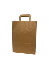 Eco Paper Shopping Bags Brown 260+170x250mm 
