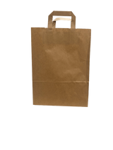 Öko Papiertragetaschen Braun 260x120x350mm - 50 Stk