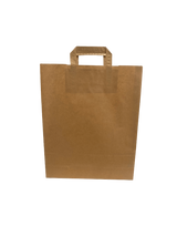 Öko Papiertragetaschen Braun 320x210x270mm - 50 Stk