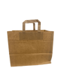 Eco Paper Shopping Bags Brown 320+120x410mm 
