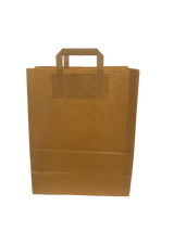 Eco Paper Shopping Bags Brown 320+170x410mm 