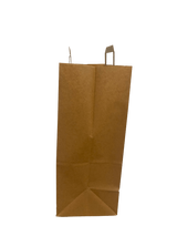 Öko Papiertragetaschen Braun 320+170x410mm - 50 Stk