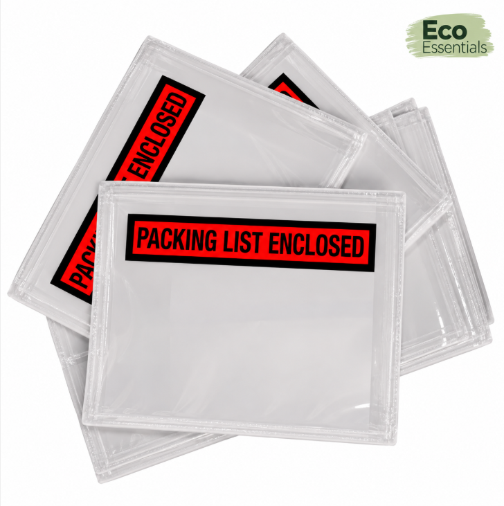 Lieferscheintaschen aus recyceltem PE, 165 x 225 mm – 1.000 Stück