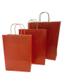 Paper Carry Bags Dk Red 260+120x350mm 
