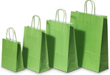 Paper Carry Bags Green 260+120x350mm 