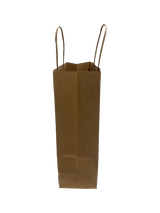 Papiertragetaschen Braun 220x100x310mm - 50 Stk