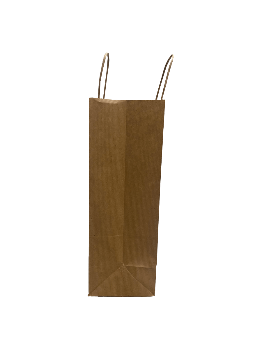 Papiertragetaschen Braun 260x120x350mm - 50 Stk