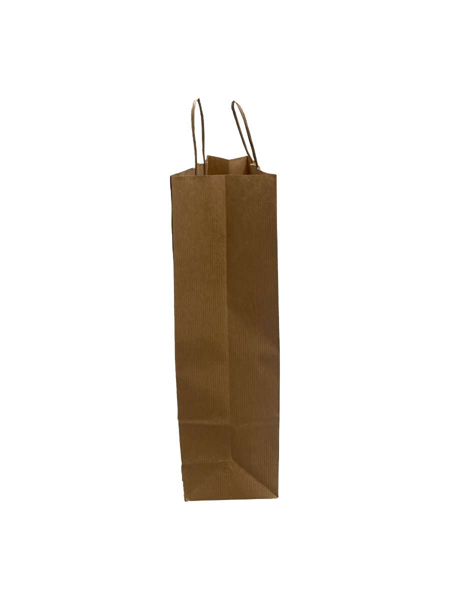 Papiertragetaschen Braun 320x120x410mm - 50 Stk