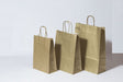 Paper Carry Bags Gold 180+80x220mm 