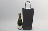 Paper Wine Gift Bags Black 140x80x390mm 
