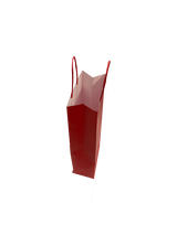 Papiertragetaschen für Flaschen Rot 140x80x390mm - 50 Stk