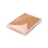 Recyceltes PET Kristallklare Schachtel 95x16x132mm - 25 Stk