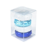 Recyceltes PET Kristallklare Schachtel 51x51x76mm | mit Pop & Lock Funktion - 25 Stk