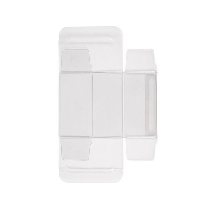 Recyceltes PET Kristallklare Schachtel 70x37x70mm - 25 Stk