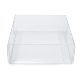rPET Kristallklare Schachtel 10,8x4,1x10,8cm - 25 Stück
