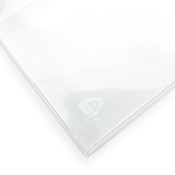 rPET Kristallklare Schachtel 10,8x2,1x24,3cm - 25 Stück