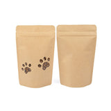 Stand Up Pouches Kraft | Paw Shaped Window | 113 grams | 130x79x206mm 