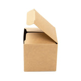 Kraftpapier Pop & Lock-Schachteln 50x50x50mm - 25 Stk