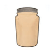Mason Jar Shaped Pouch Kraft 130x76x206 mm 