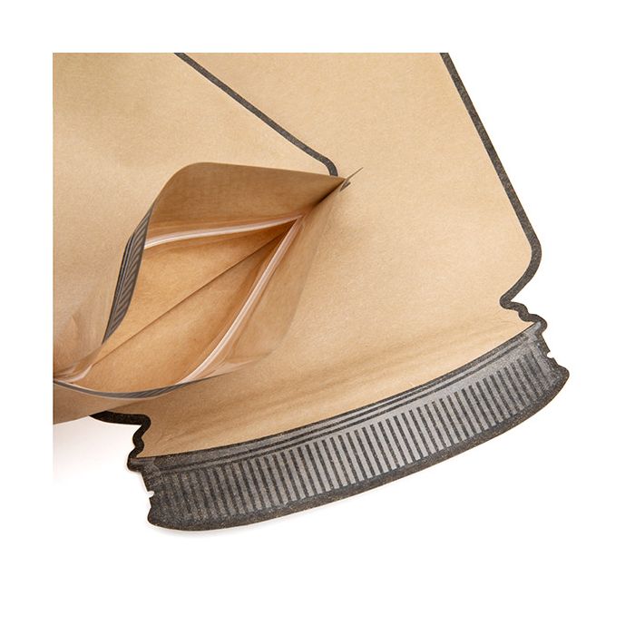 Einmachglas Form Beutel Kraftpapier 152x79x254 mm - 100 Stk