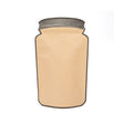 Mason Jar Shaped Pouch Kraft 152x79x254 mm 