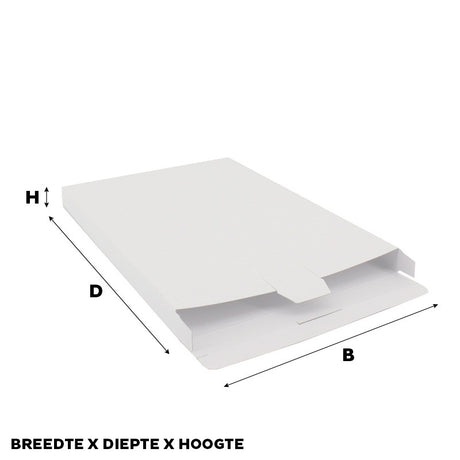 Shipping cartons 240x350x29mm White 