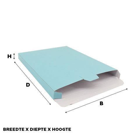 Shipping boxes 240x350x29mm Light blue 