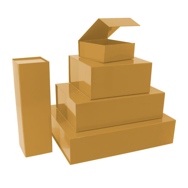 Magnet boxes 140x145x57mm Gold 