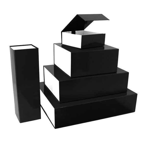 Magnet boxes 230x230x110mm Black/White 