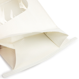 Blockbodenbeutel Weiß 15,2x7x26,7cm - 100 Stück