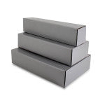 Wine bottle boxes 16x8x36cm Silver 