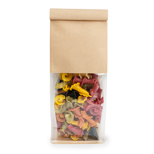 Blockbodenbeutel Kraft 8,9x6,4x25,4cm - 100 Stück