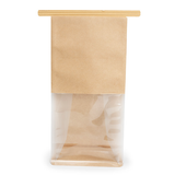 Blockbodenbeutel Kraft 10,2x6,4x20,3cm - 100 Stück
