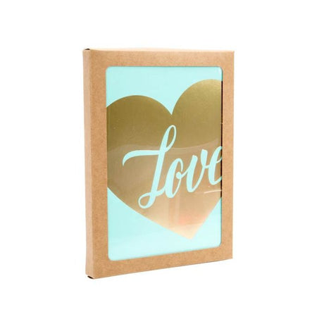 Kraft Gift Boxes with Window 215x25x310mm 