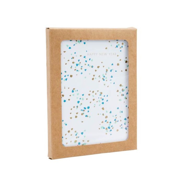 Pappschachteln Kraftpapier | mit Fenster | 115x13x150mm - 25 Stk